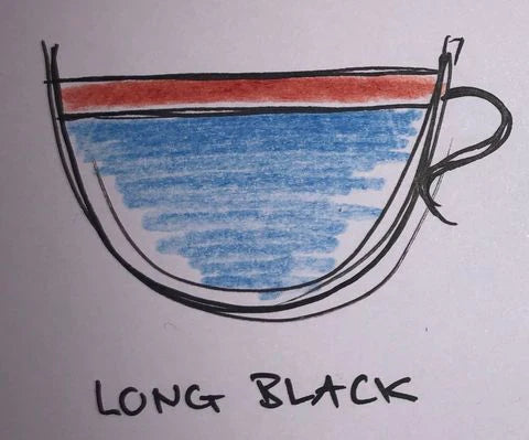 Why a long black tops long-extracted coffee